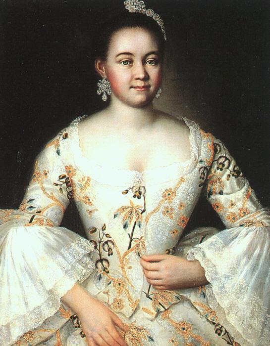  Ivan  Vishnyakov Portrait of Stepanida Yakovleva